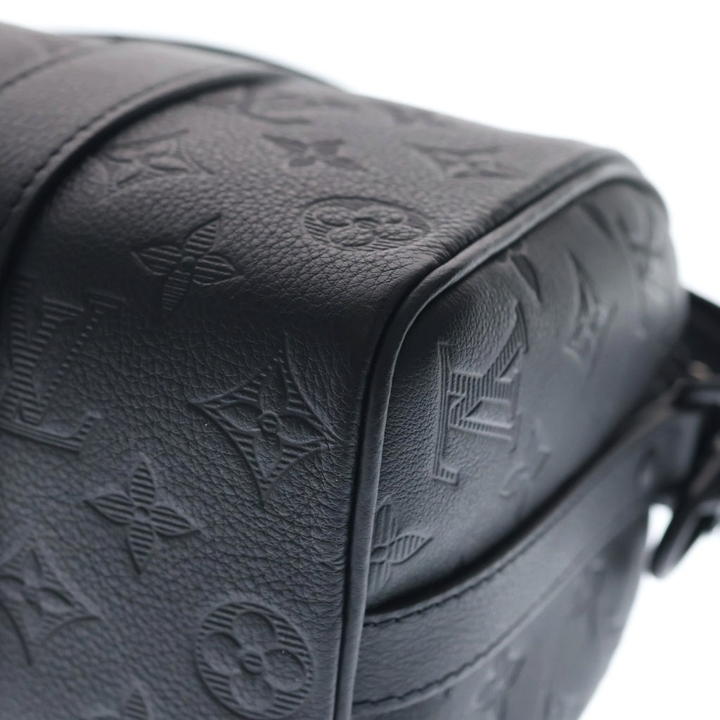 LOUIS VUITTON(ルイヴィトン) シティ キーポル モノグラム シャドウレザー ショルダーバッグ ノワール ブラック M26750 RFID