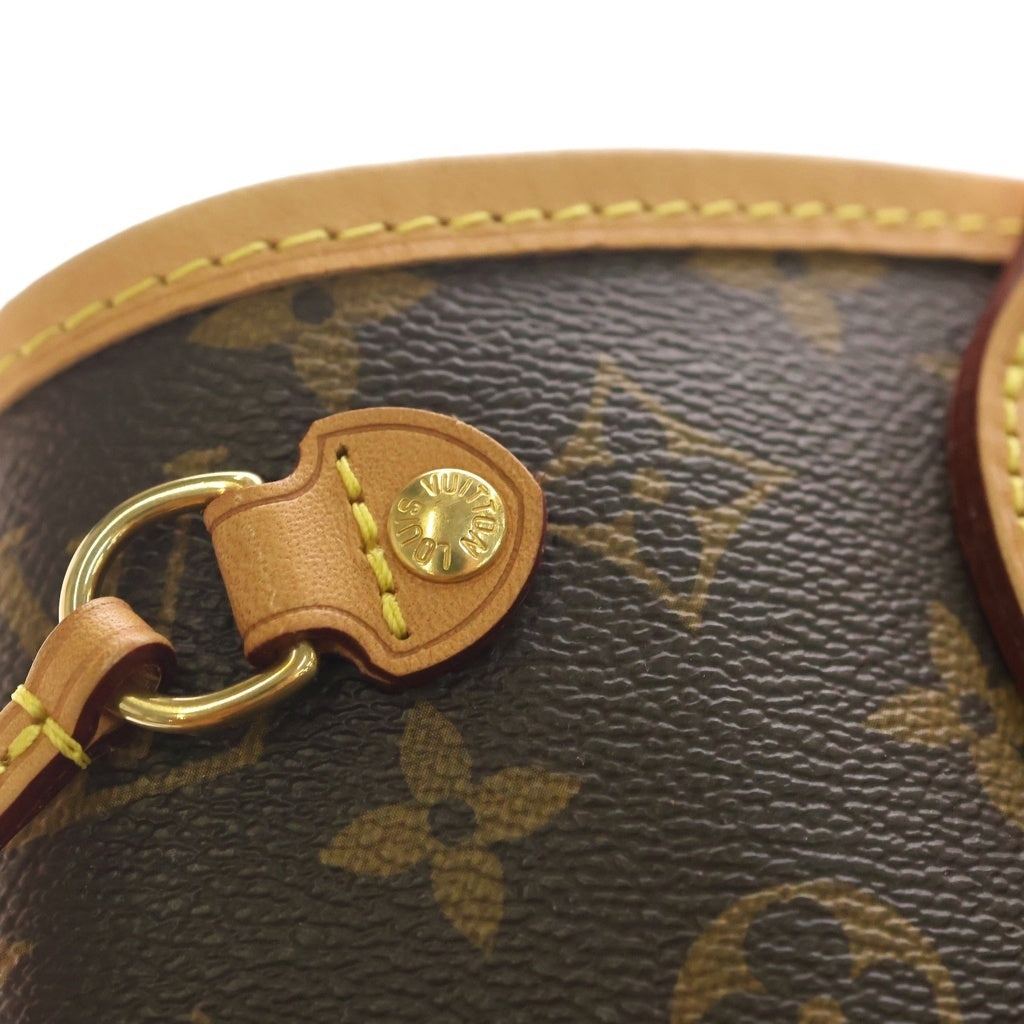 LOUIS VUITTON(ルイヴィトン) モノグラム ネヴァーフルPM フューシャ ハンドバッグ トートバッグ ブラウン レザー×PVC M41001 ゴールド金具 レディース