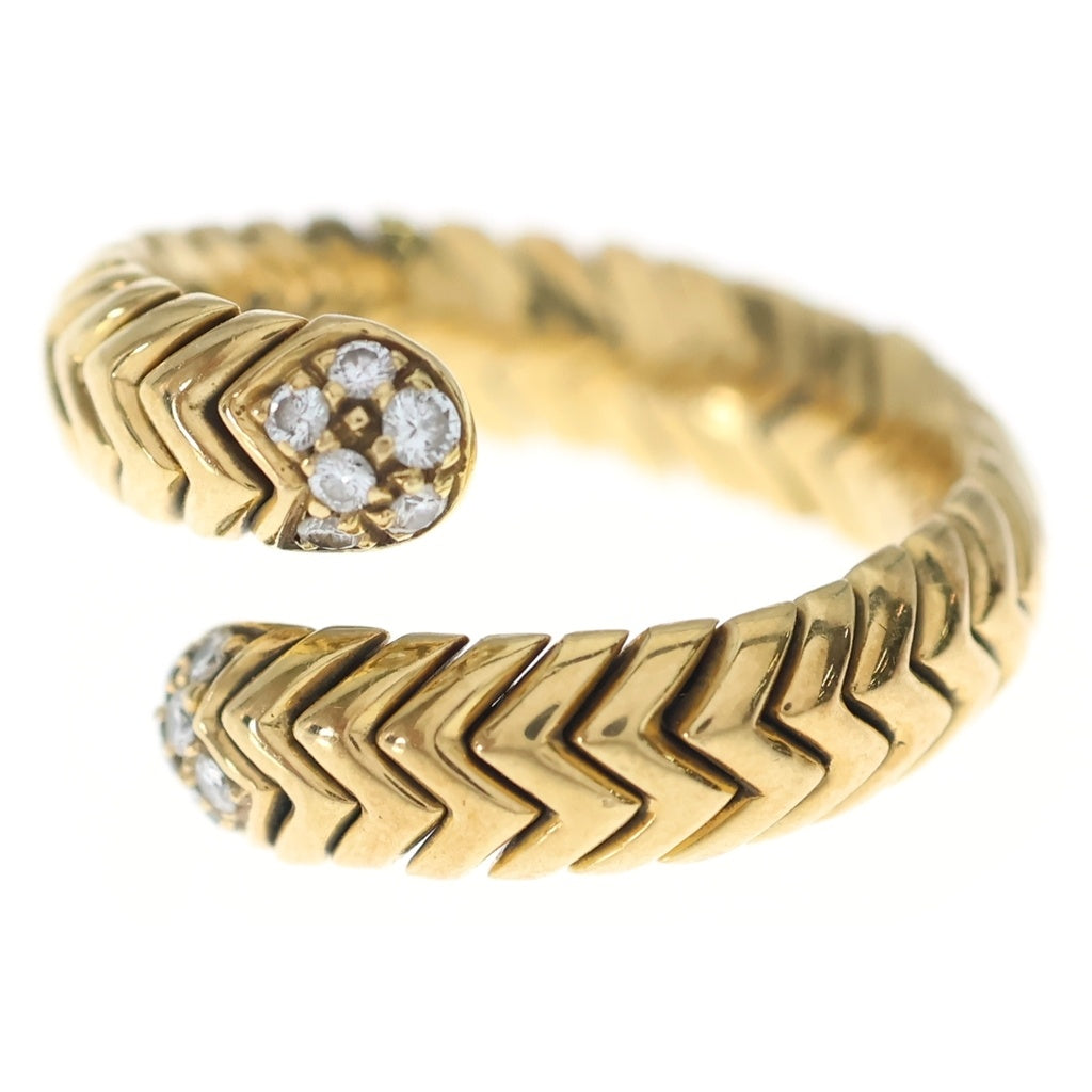 BVLGARI(ブルガリ) スピガ ダイヤ リング イエローゴールド 750YG