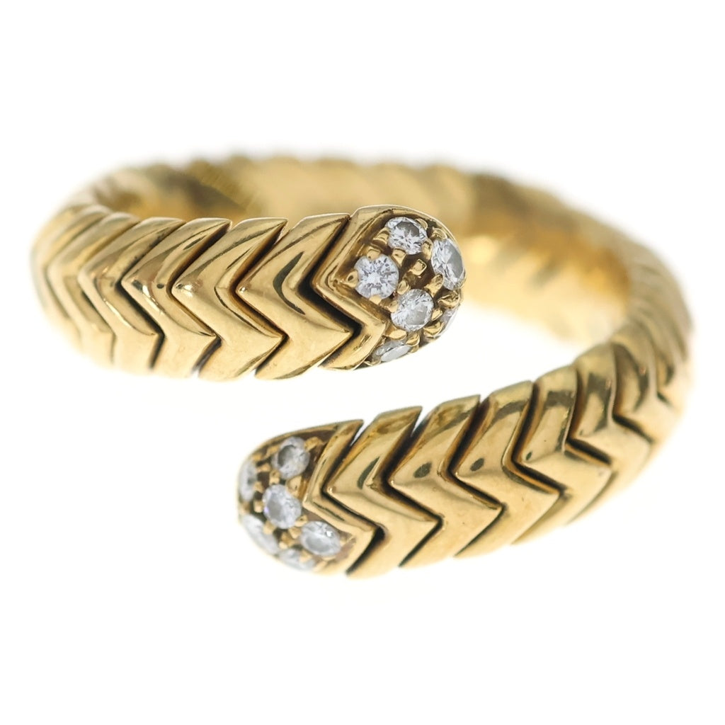 BVLGARI(ブルガリ) スピガ ダイヤ リング イエローゴールド 750YG