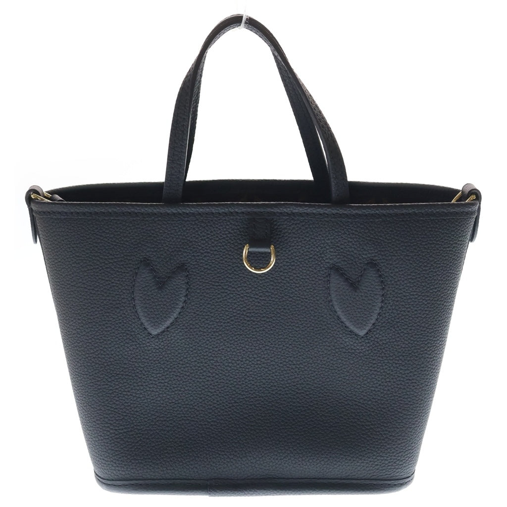 LOUIS VUITTON(ルイヴィトン) モノグラム ネヴァーフル インサイドアウトBB ノワール レザー 2WAY ハンド ショルダーバッグ ブラック M12099 レディース