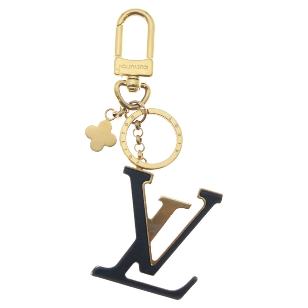 LOUIS VUITTON(ルイヴィトン) カプシーヌ ポルトクレLV キーホルダー チャーム ゴールド/ブラック M63080 レディース