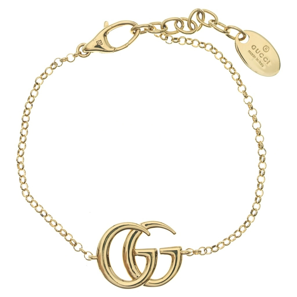 GUCCI(グッチ) ダブルG チェーン ブレスレット ゴールド レディース