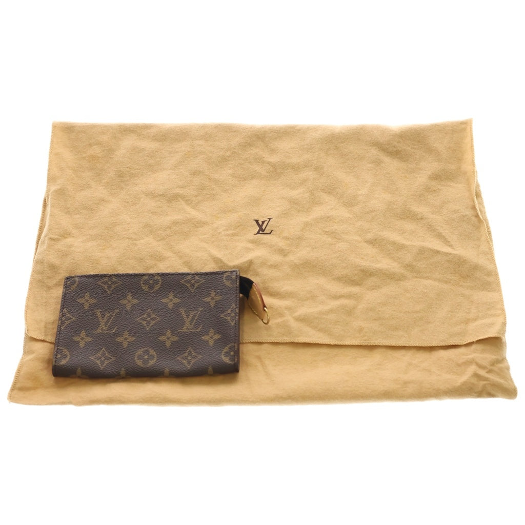 LOUIS VUITTON(ルイヴィトン) モノグラム バゲットPM ハンドバッグ ミニトートバッグ ブラウン レザー×PVC M42238 ゴールド金具 レディース