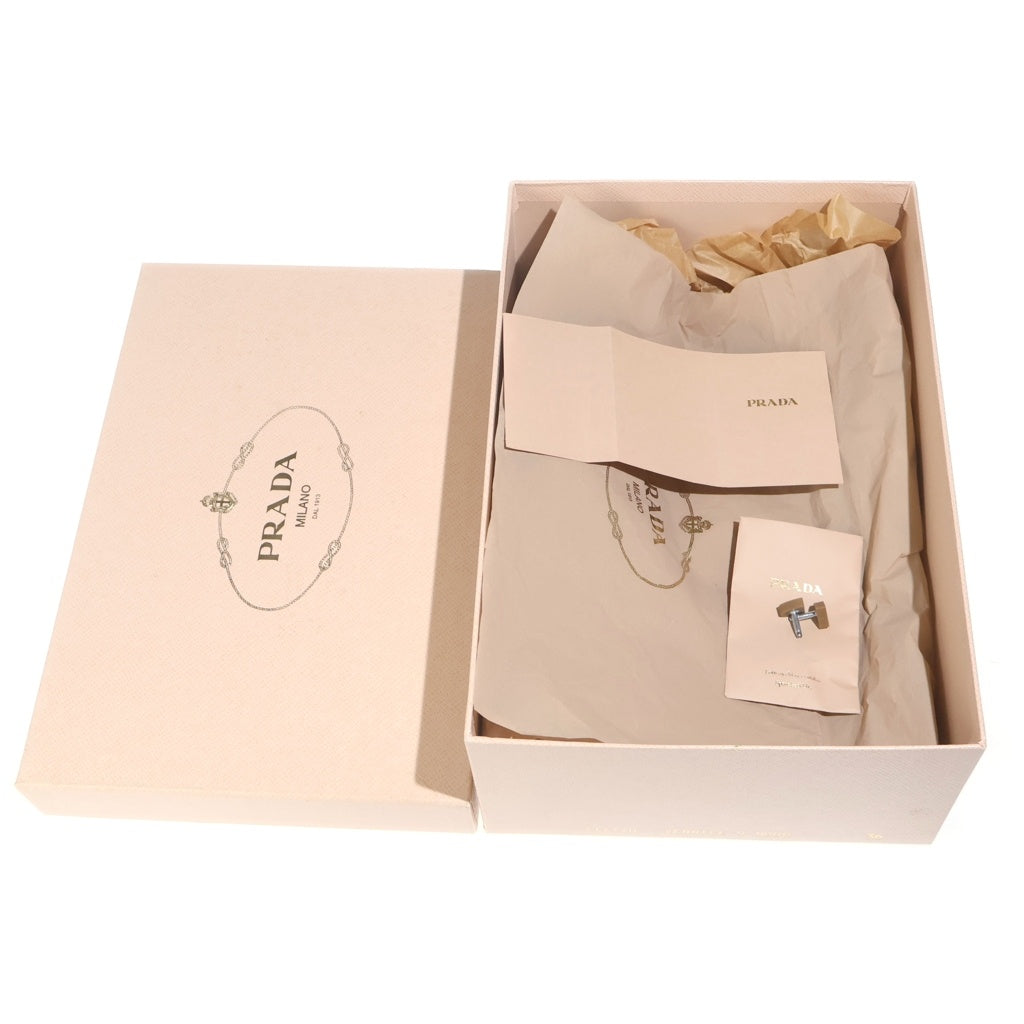 PRADA(プラダ) ヒールパンプス マスタードイエロー パテントレザー #36 レディース
