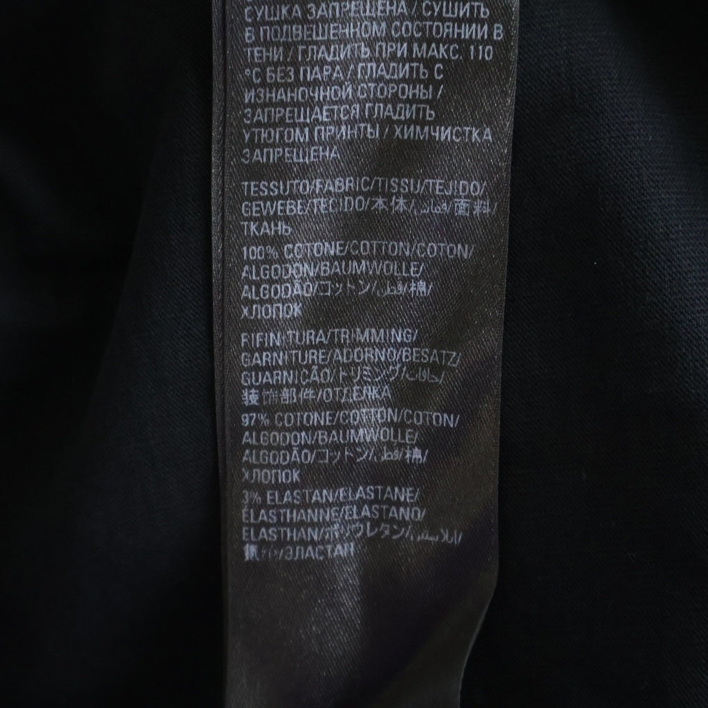 BALENCIAGA(バレンシアガ) 22AW CITIES PARIS MEDIUM FIT T-SHIRT パリロゴプリント半袖Tシャツ ブラック #XXS 612966
