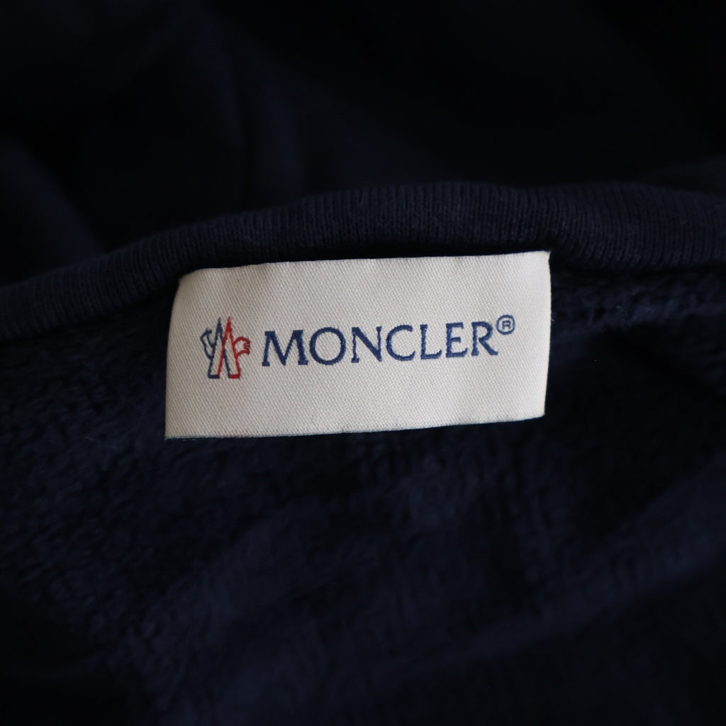 MONCLER(モンクレール) ロゴダブルジップパーカー フーディー ネイビー #XL