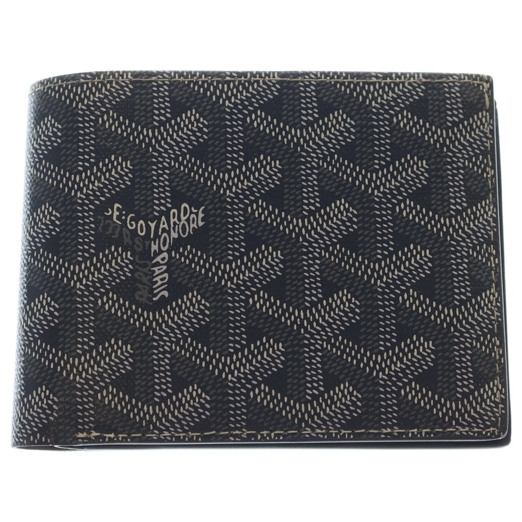 GOYARD(ゴヤール) サン フロランタン 二つ折り財布 コンパクト財布 ヘリボーン PVC レザー グレー