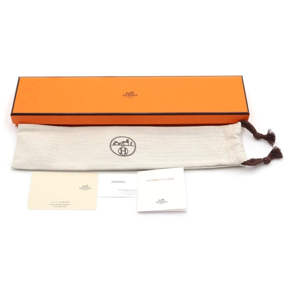 HERMES(エルメス) メリメロ ブレスレット シルバー バッファローホーン/メタル ブルー/シルバー レディース