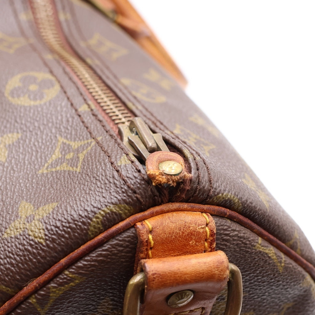 LOUIS VUITTON(ルイヴィトン) モノグラム キーポルバンドリエール45 PVC レザー 2WAY ハンド ショルダー ボストンバッグ ブラウン M41418 レディース