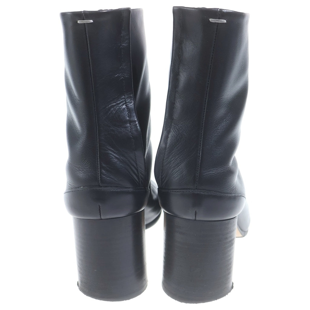 Maison Margiela(メゾンマルジェラ) Tabi タビ 足袋 レザー ヒール ショートブーツ ブラック レディース