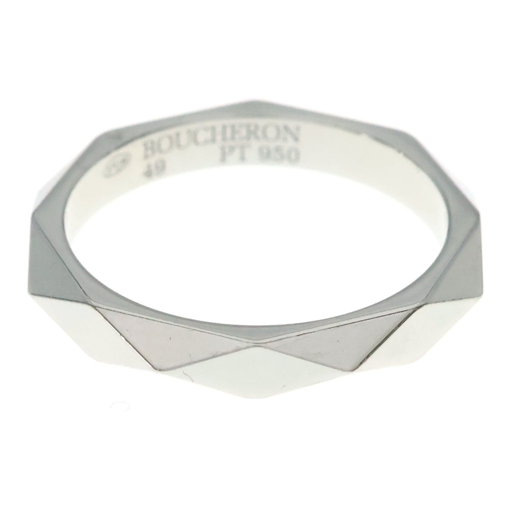 BOUCHERON(ブシュロン) ファセット スモール リング 指輪 Pt950 プラチナ シルバー JAL00205 レディース