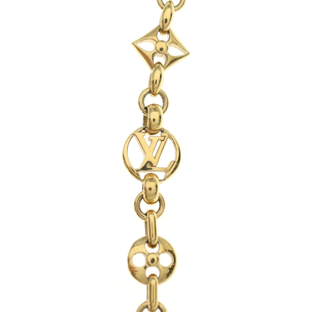 LOUIS VUITTON(ルイヴィトン) コリエ クレイジー インロック ネックレス GP ゴールド M00371 レディース