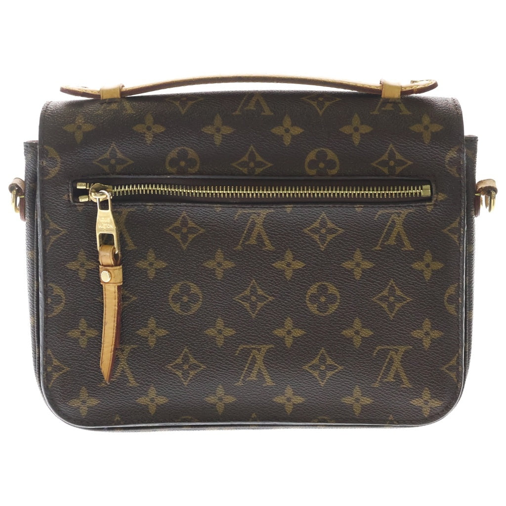 LOUIS VUITTON(ルイヴィトン) モノグラム ポシェット メティス MM PVC レザー 2WAY ハンドバッグ ショルダーバッグ ブラウン M44875 レディース
