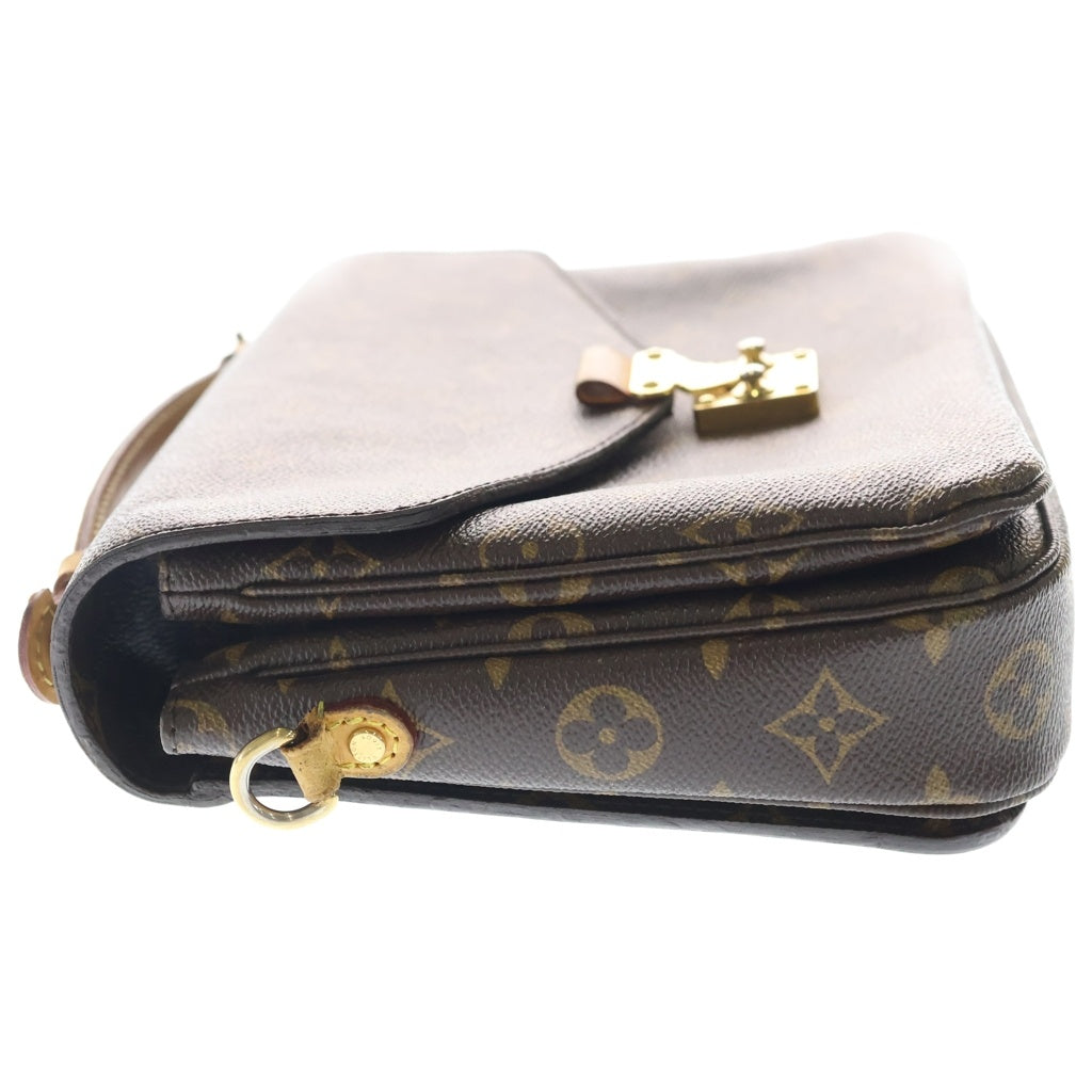 LOUIS VUITTON(ルイヴィトン) モノグラム ポシェット メティス MM PVC レザー 2WAY ハンドバッグ ショルダーバッグ ブラウン M44875 レディース