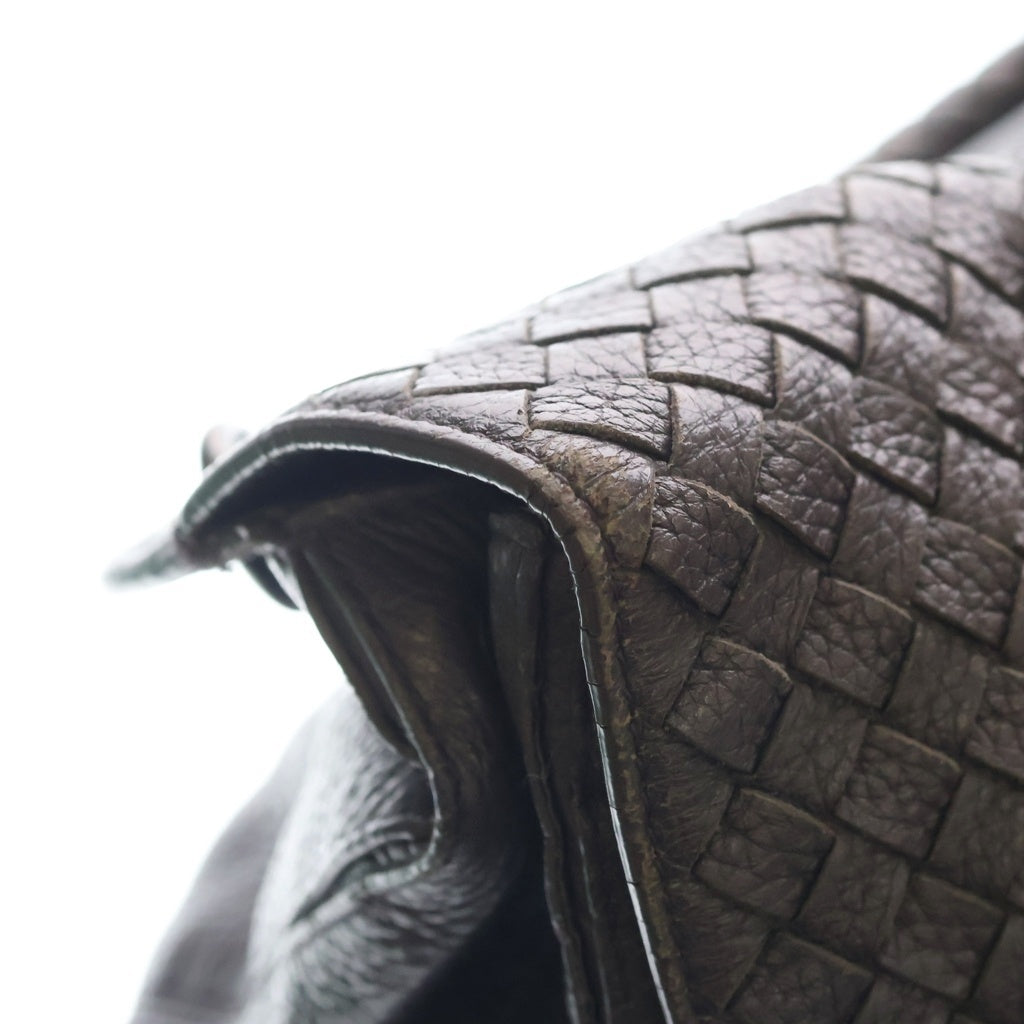 BOTTEGA VENETA(ボッテガヴェネタ) イントレチャート ハンドバッグ トートバッグ パープル レザー レディース