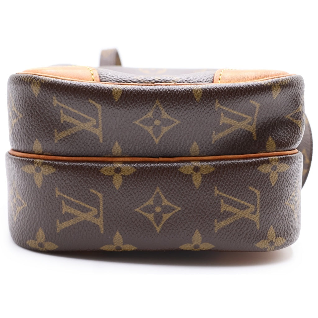 LOUIS VUITTON(ルイヴィトン) モノグラム アマゾン ショルダーバッグ ミニバッグ ブラウン レザー×PVC M45236 ゴールド金具 レディース