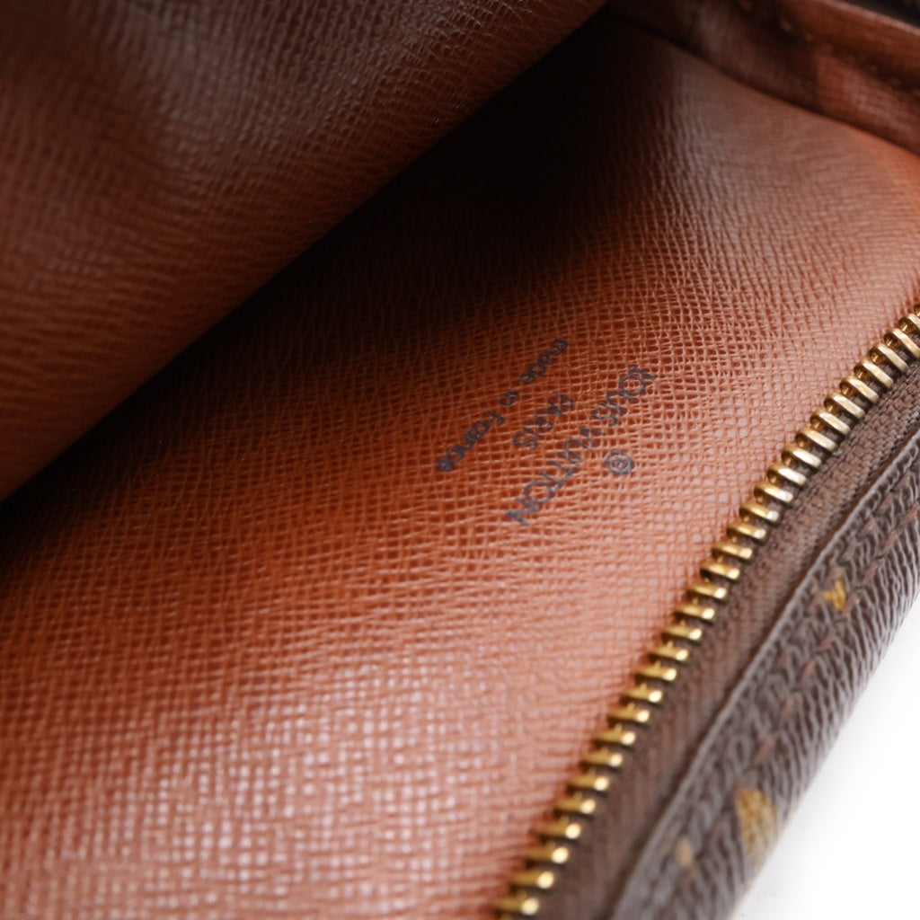 LOUIS VUITTON(ルイヴィトン) モノグラム アマゾン ショルダーバッグ ミニバッグ ブラウン レザー×PVC M45236 ゴールド金具 レディース