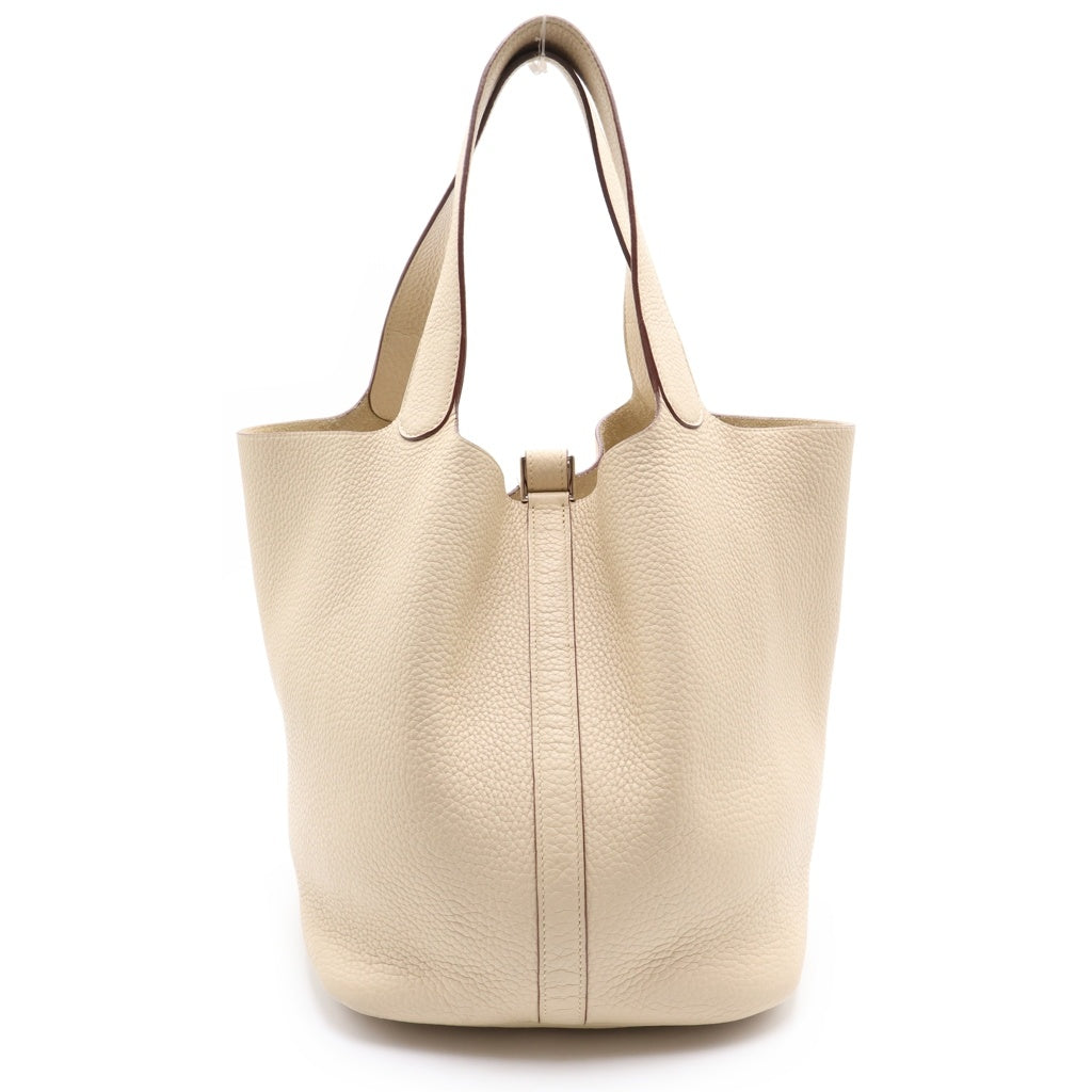 HERMES(エルメス) ピコタンGM ハンドバック シルバー金具 □M刻印 トリヨンクレマンス パルシュマン レディース
