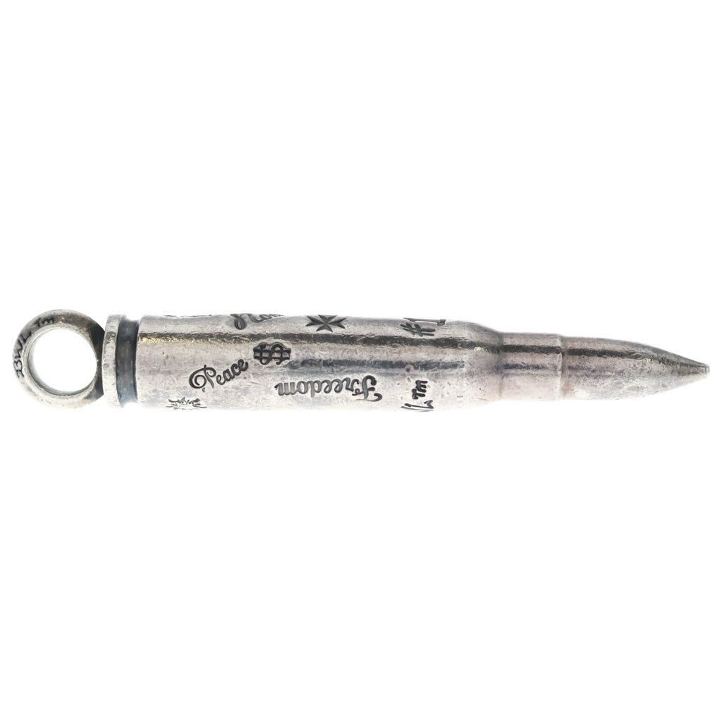 Bill Wall Leather/BWL(ビルウォールレザー) Bullet バレット ロング ペンダントトップ シルバー