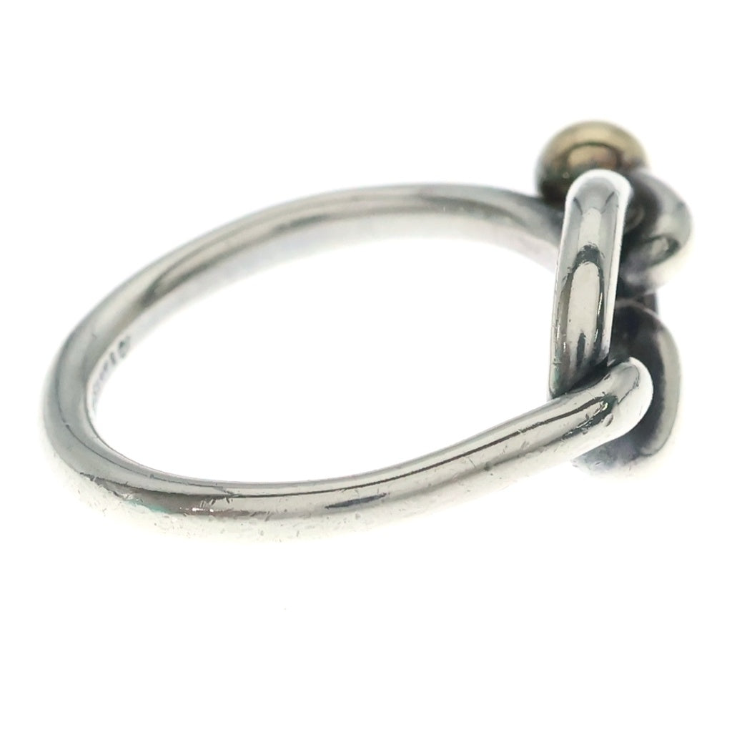 TIFFANY & Co.(ティファニー) ノット リング 750 シルバー×イエローゴールド 925 #9 レディース