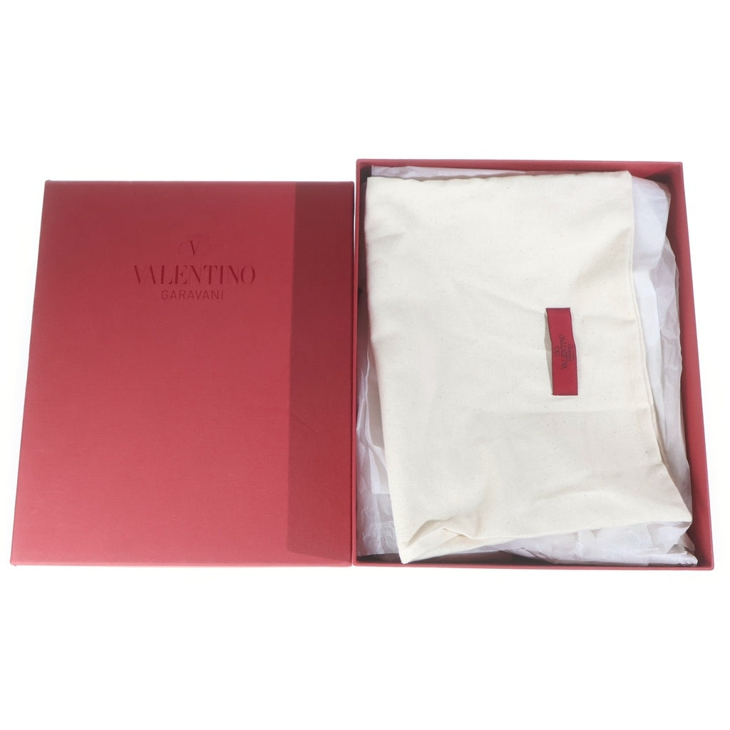 VALENTINO(ヴァレンティノ) ロックスタッズ アンクルストラップ レザー ヒール パンプス ピンク系 #36 LW0S0393 レディース