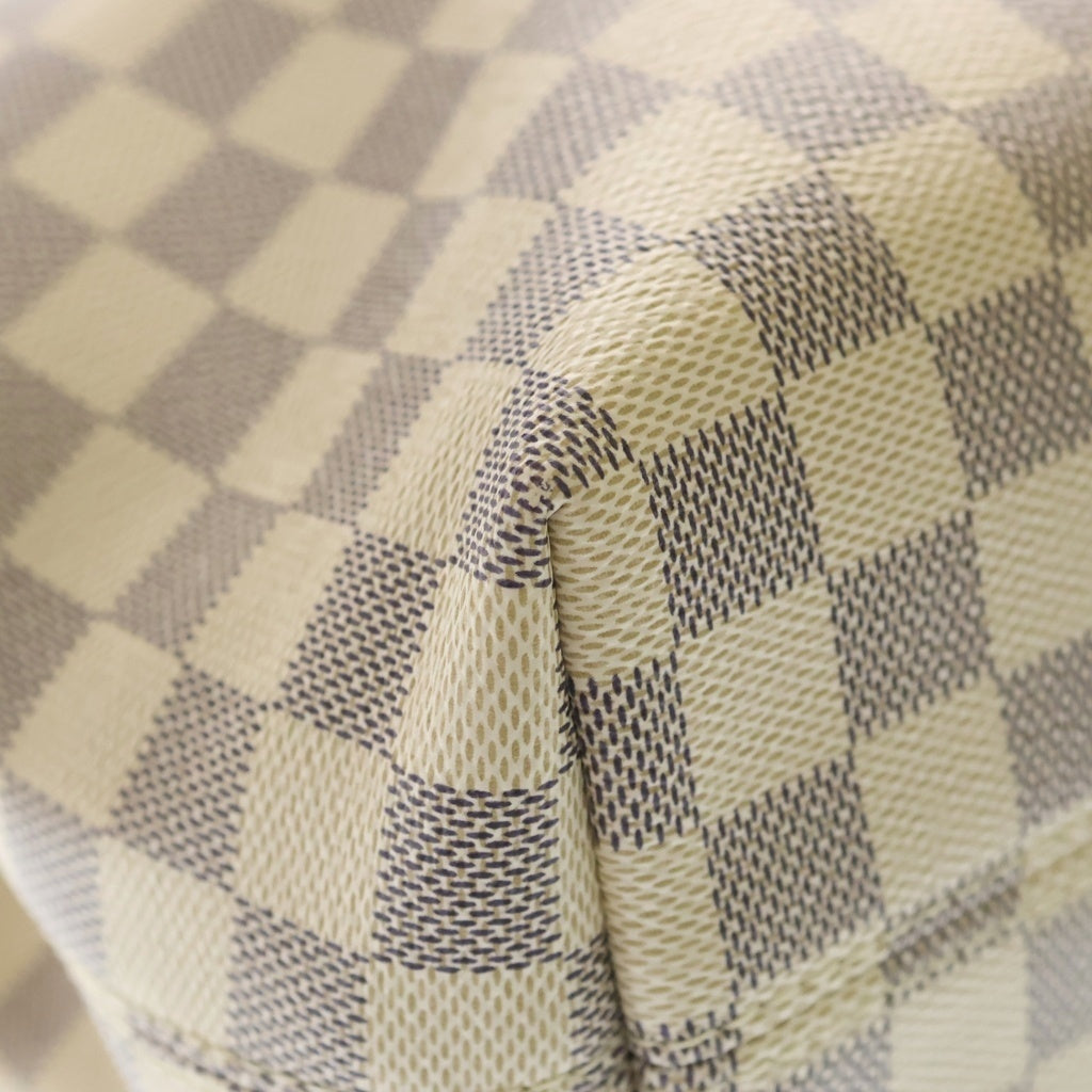 LOUIS VUITTON(ルイヴィトン) ダミエアズール グレースフルPM ハンドバッグ トートバッグ アイボリー×ブラウン レザー×PVC N42249 ゴールド金具 レディース