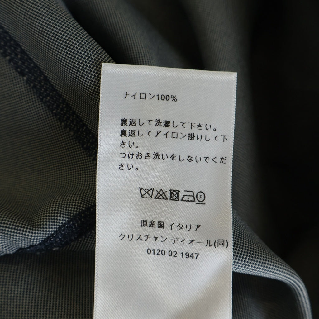 DIOR(ディオール) オブリーク ノースリーブワンピース ドレス ナイロン ハーフジップ ネイビー 143R04A4040 レディース