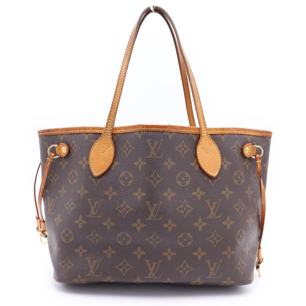 LOUIS VUITTON(ルイヴィトン) モノグラム ネヴァーフル PM PVC レザー ハンド トートバッグ ブラウン 旧型 M40155 レディース