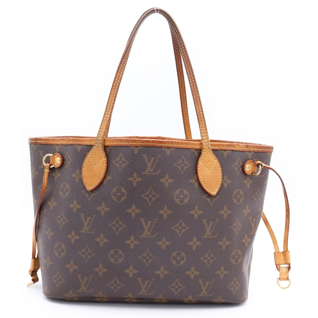 LOUIS VUITTON(ルイヴィトン) モノグラム ネヴァーフル PM PVC レザー ハンド トートバッグ ブラウン 旧型 M40155 レディース