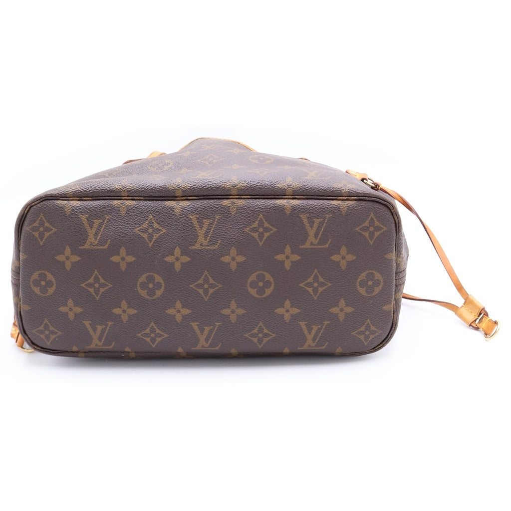 LOUIS VUITTON(ルイヴィトン) モノグラム ネヴァーフル PM PVC レザー ハンド トートバッグ ブラウン 旧型 M40155 レディース