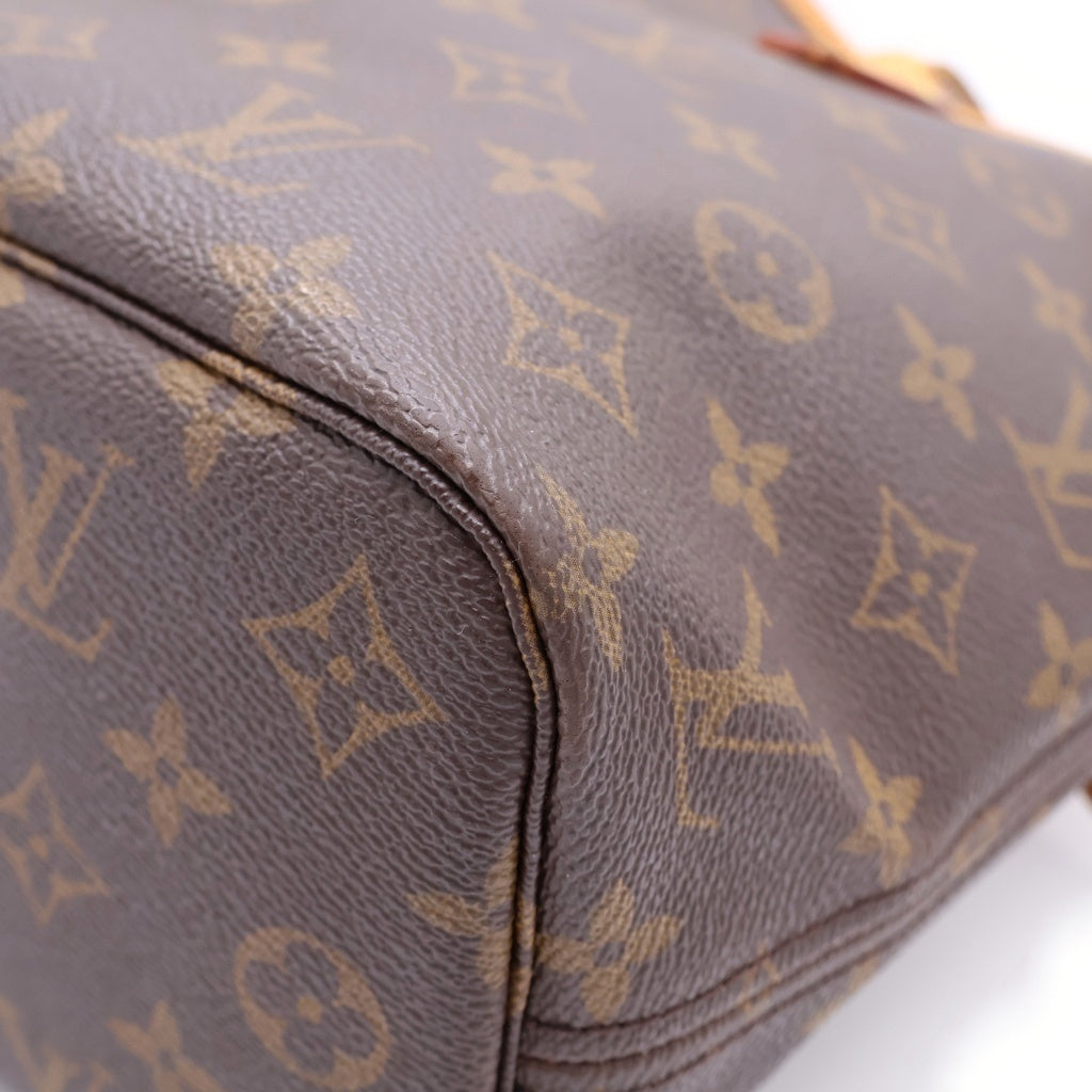 LOUIS VUITTON(ルイヴィトン) モノグラム ネヴァーフル PM PVC レザー ハンド トートバッグ ブラウン 旧型 M40155 レディース