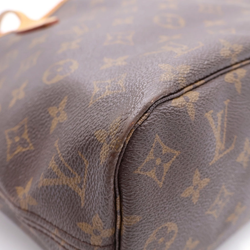LOUIS VUITTON(ルイヴィトン) モノグラム ネヴァーフル PM PVC レザー ハンド トートバッグ ブラウン 旧型 M40155 レディース
