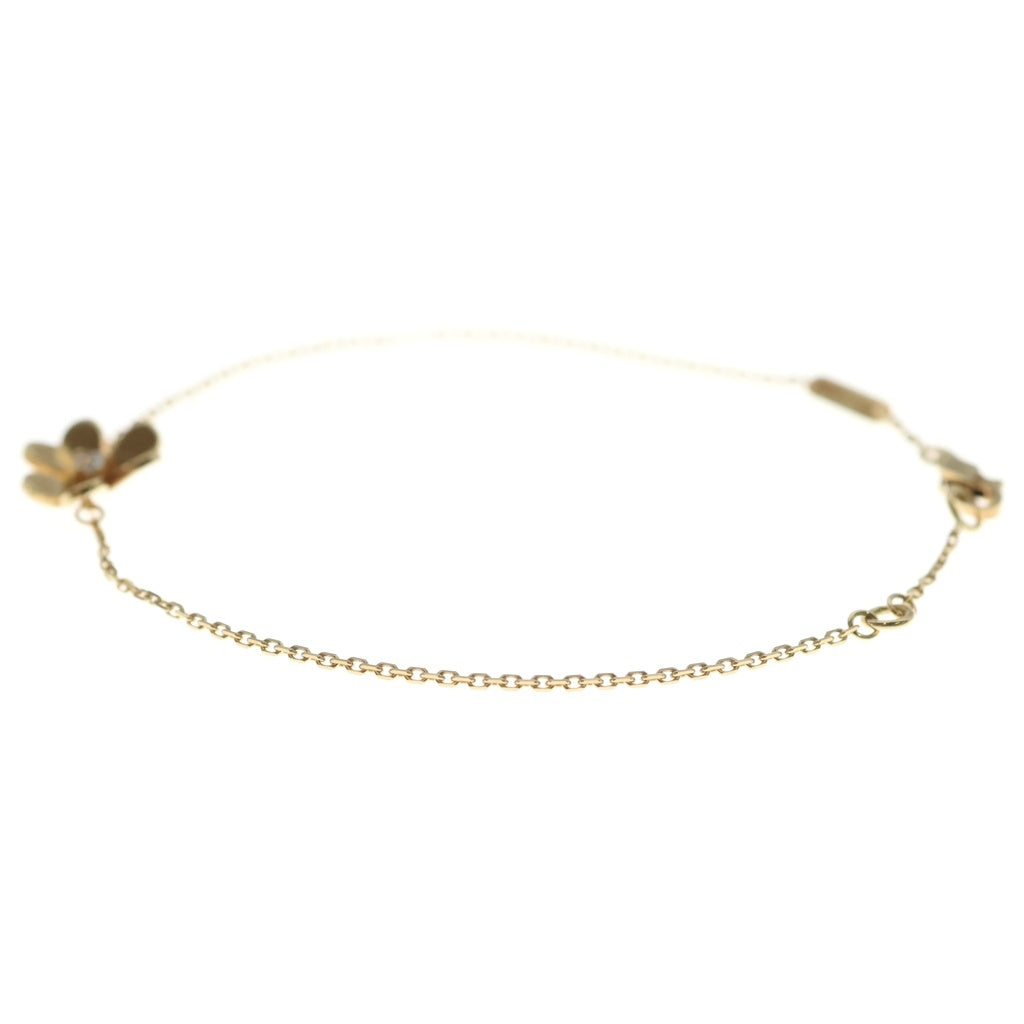 Van Cleef & Arpels(ヴァンクリーフアンドアーペル) フリヴォル 1Pダイヤモンド Au750 K18YG ミニブレスレット イエローゴールド VCARPOJ200 レディース