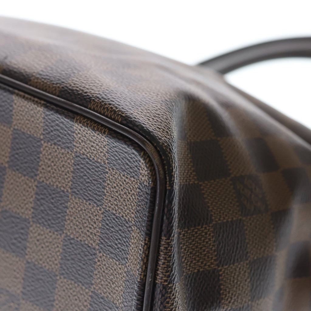 LOUIS VUITTON(ルイヴィトン) ダミエ サレヤMM PVC レザー トートバッグ ハンドバッグ ブラウン N51182 レディース