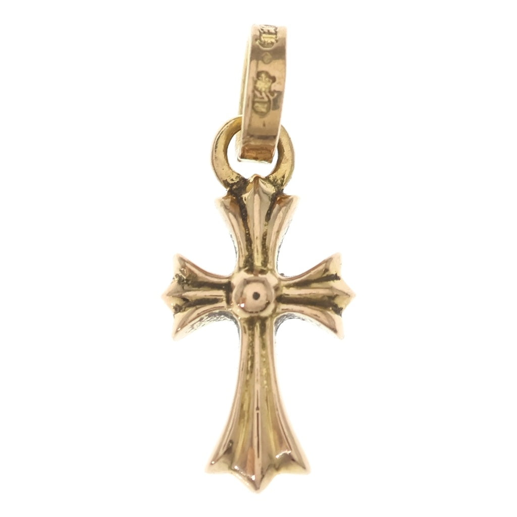 CHROME HEARTS(クロムハーツ) 22K CRS BBYFAT P/DIA ベイビーファットクロス PAVEダイヤ ペンダントトップ ゴールド BCA035