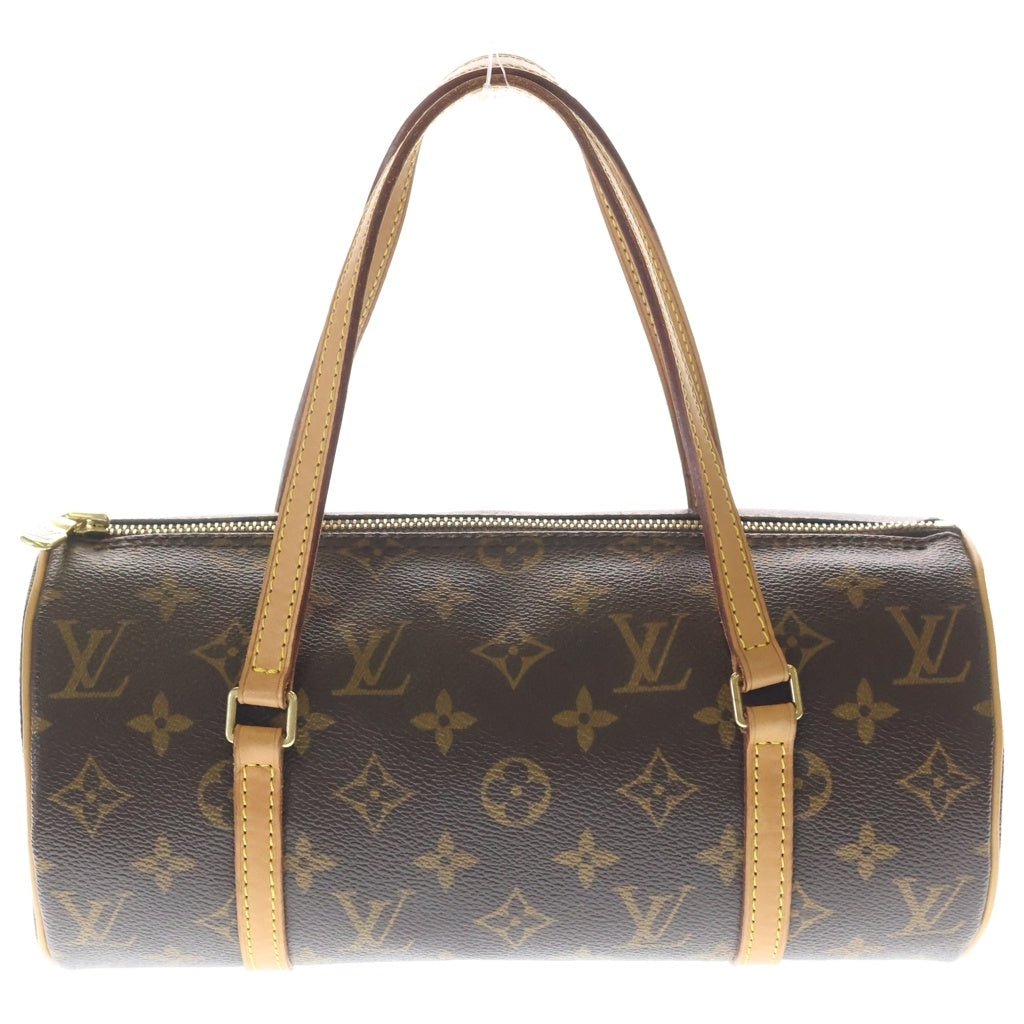 LOUIS VUITTON(ルイヴィトン) モノグラム パピヨン28 PVC レザー ハンドバッグ ブラウン M51386 レディース