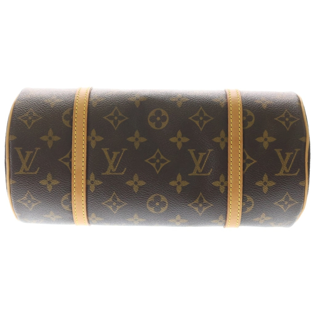 LOUIS VUITTON(ルイヴィトン) モノグラム パピヨン28 PVC レザー ハンドバッグ ブラウン M51386 レディース