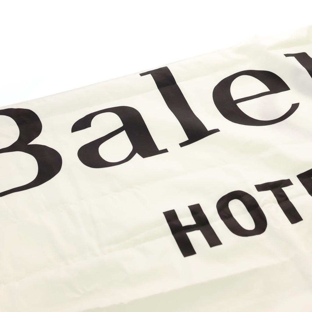BALENCIAGA(バレンシアガ) ホテルズアンドリゾーツ ロゴ コットン デュペカバー 布団カバー ホワイト