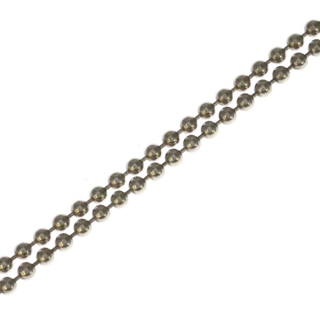 TIFFANY & Co.(ティファニー) ドッグタグ ネックレス ボールチェーン SV925 シルバー レディース