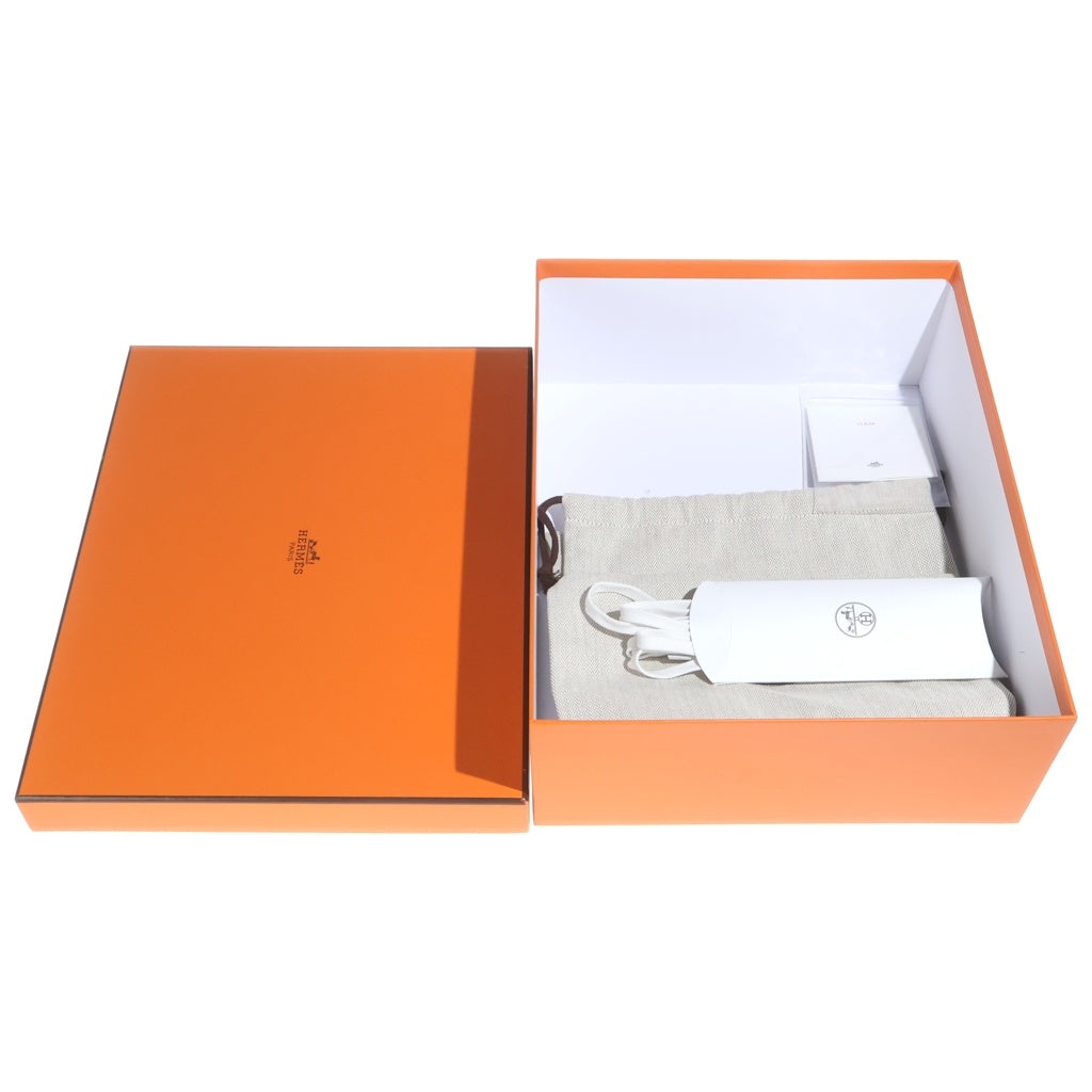 HERMES(エルメス) イリコ 24SS ロゴ ワッペンハイカットスニーカー デニム×レザー マルチカラー #37 レディース