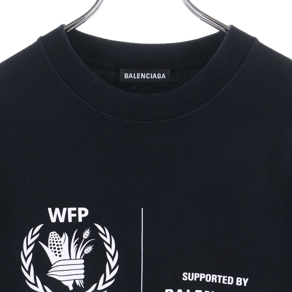 BALENCIAGA(バレンシアガ) 20SS WFP Printed T-Shirt 半袖プリントTシャツ カットソー ブラック 612966 THV84