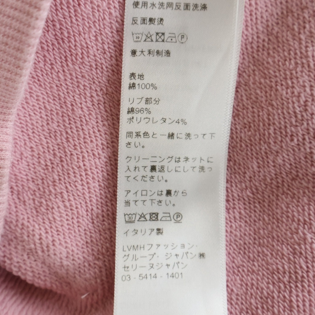 CELINE(セリーヌ) 21AW フロントロゴプリント プルオーバーパーカー フーディー ピンク 2Y369052H