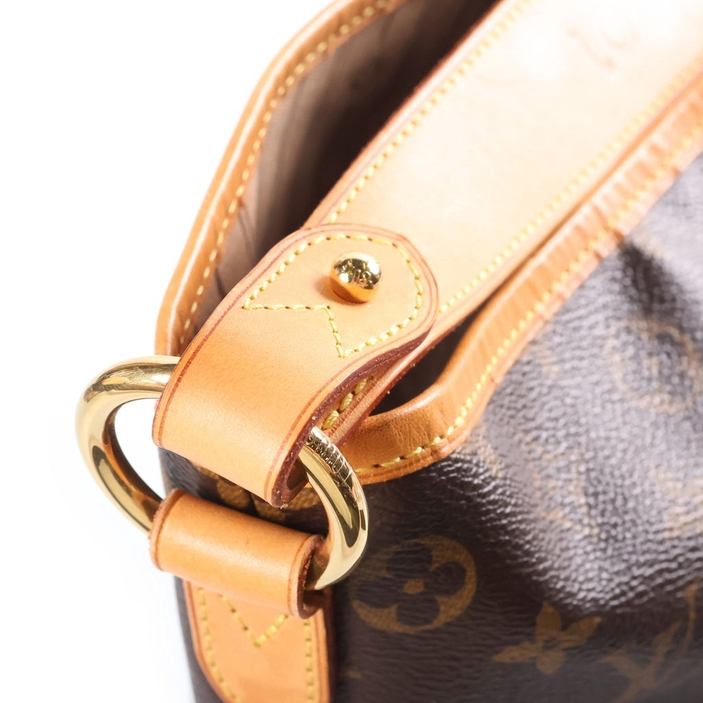 LOUIS VUITTON(ルイヴィトン) モノグラム ディライトフルPM PVC レザー トートバッグ セミショルダーバッグ ワンショルダーバッグ ブラウン M40352 レディース