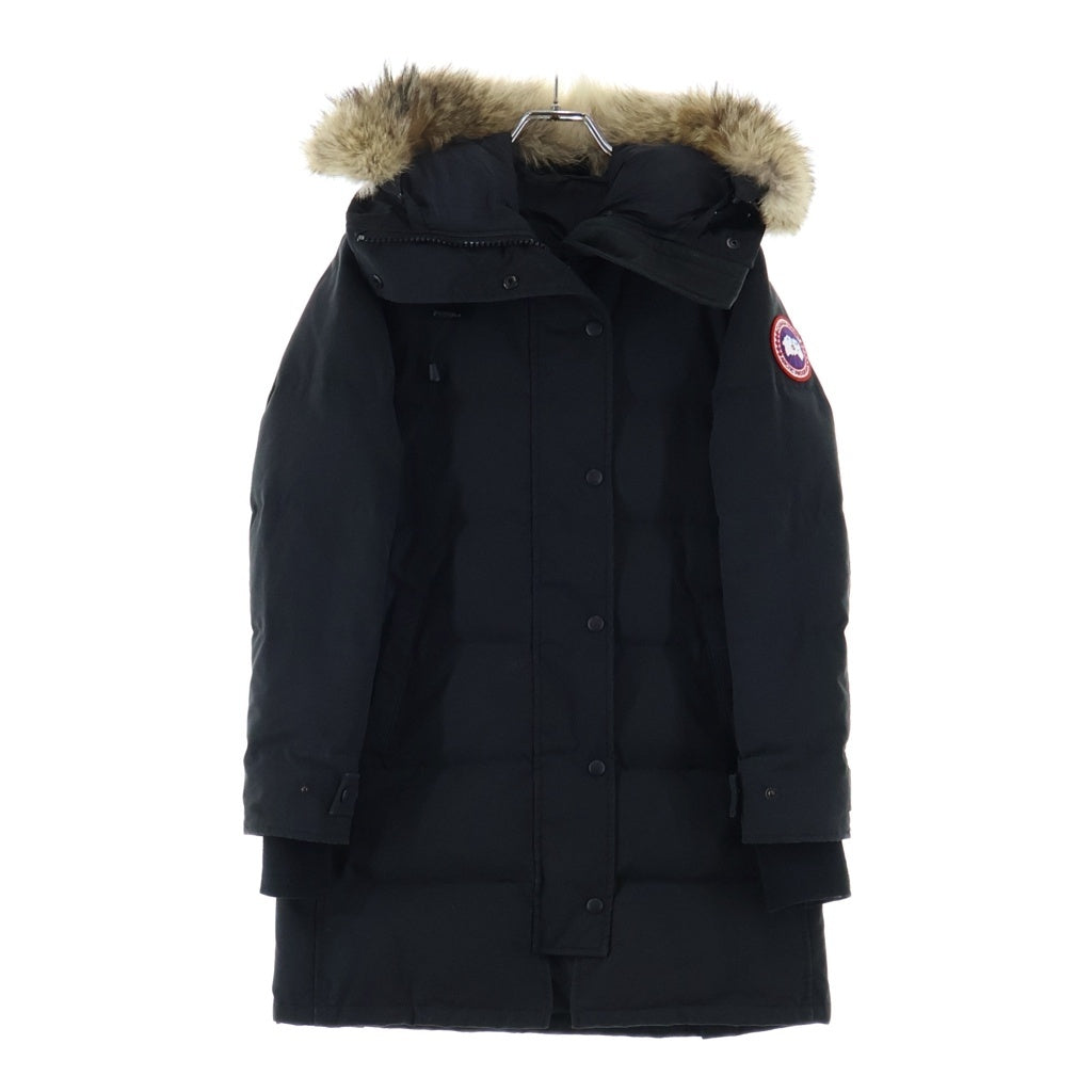CANADA GOOSE(カナダグース) BRONTE PARKA ブロンテ パーカー ポリエステル×コットン ダウンジャケット アウター #XS ブラック 04T-02216616 レディース