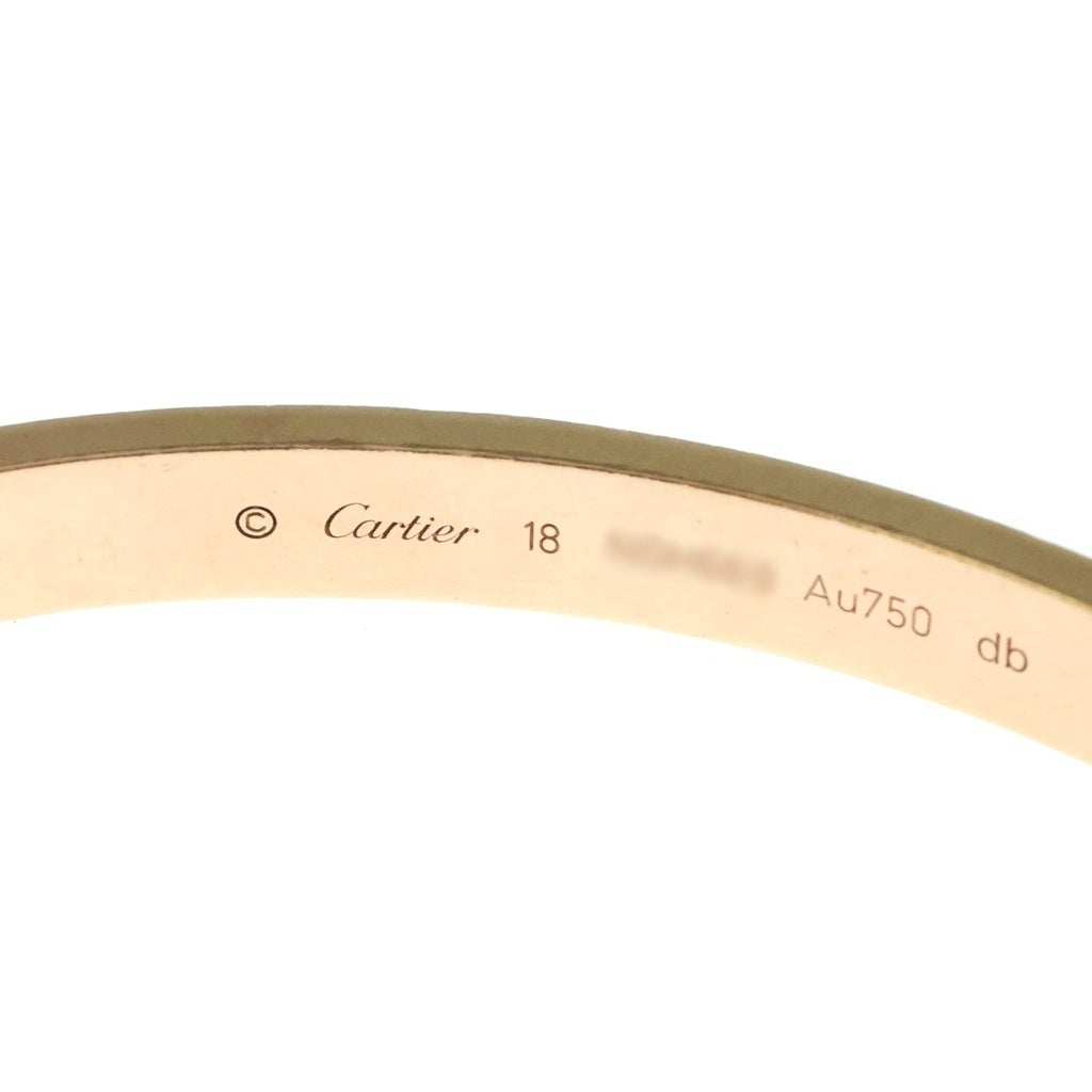 Cartier(カルティエ) ラブ ブレスレット バングル ピンクゴールド Au750 K18 B6016218