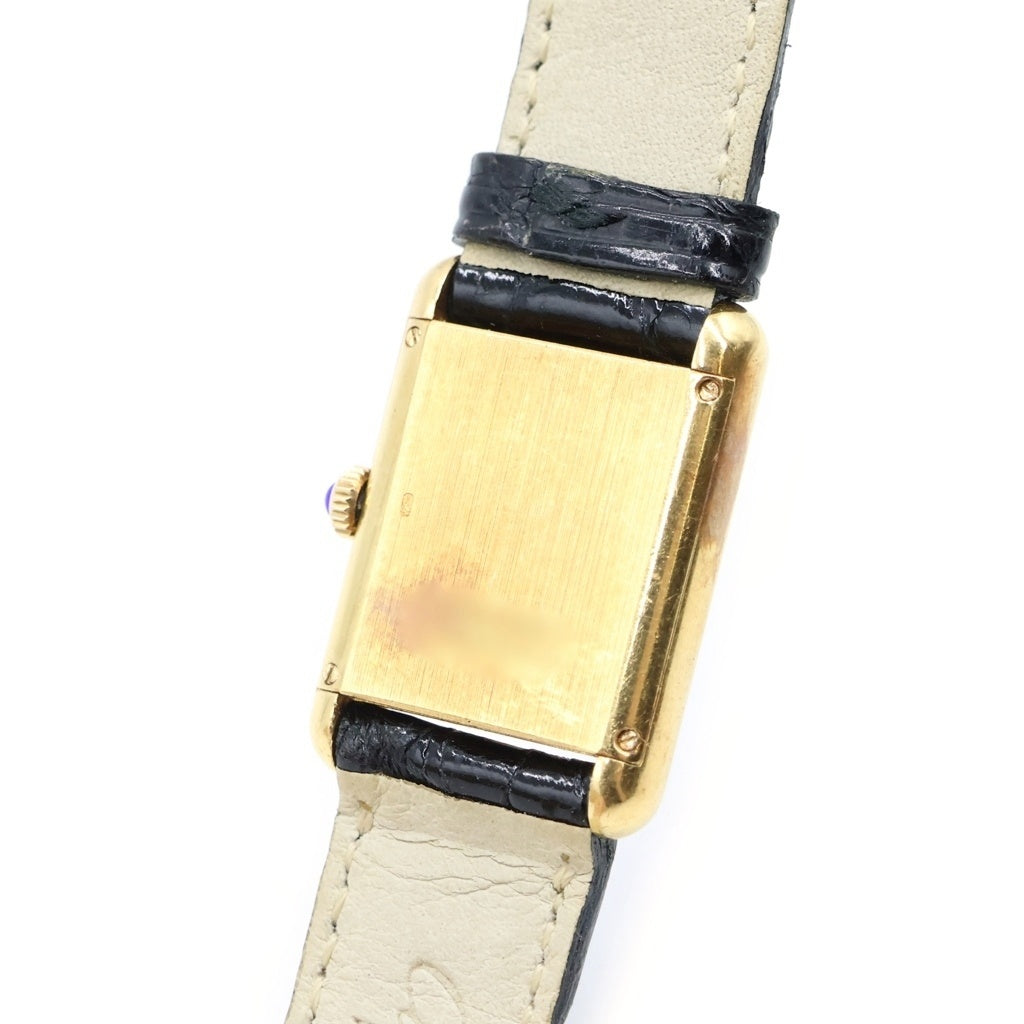 BAUME&MERCIER(ボームアンドメルシェ) レクタン サーモンピンク文字盤 YG×レザー/手巻き イエローゴールド ヴィンテージ 腕時計
