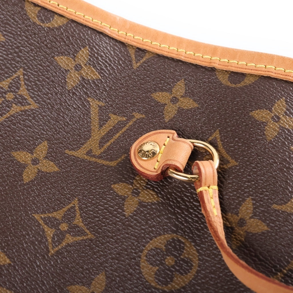 LOUIS VUITTON(ルイヴィトン) モノグラム ネヴァーフルGM トートバッグ ハンドバッグ ブラウン レザー×PVC M40157 ゴールド金具 レディース