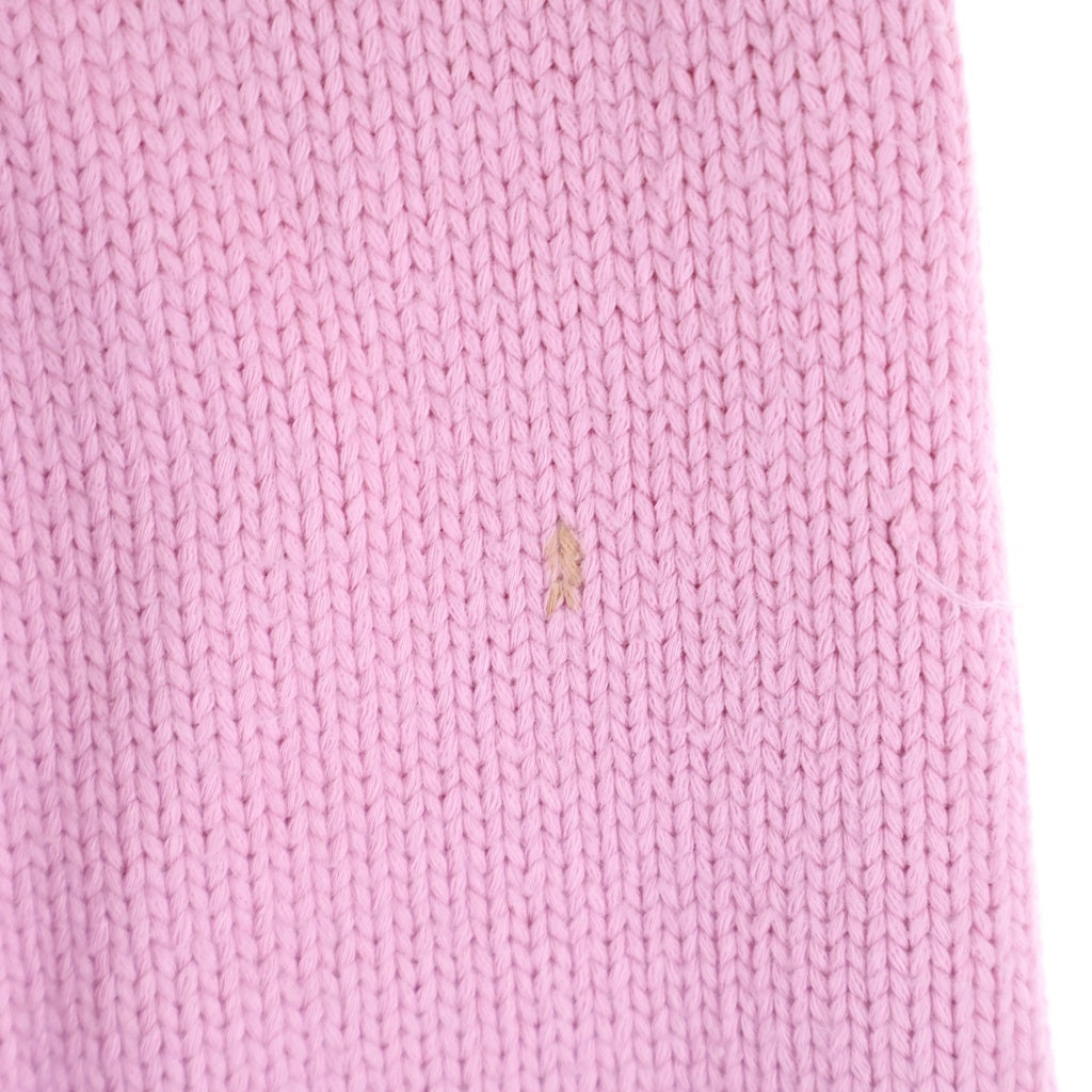 N21 numero ventuno(ヌメロ ヴェントゥーノ) Candy Embroidery Knit キャンディー 刺繍長袖ニット クルーネック コットン ナイロン ピンク P21EN2M レディース