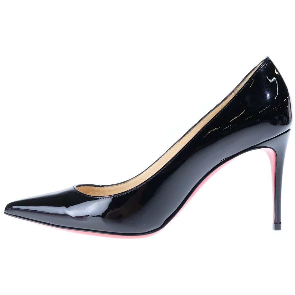 CHRISTIAN LOUBOUTIN(クリスチャンルブタン) Kate Pumps ケイト ポインテッドトゥ パテントレザーパンプス シューズ ピンヒール ブラック 3191416 レディース